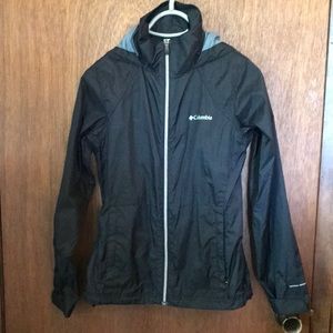 Columbia hiking, windbreaker, and rain jacket